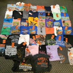 Bulk lot Harley Dealership NWT T-Shirt, Long Sleeve Bundle – Multiple Size & QTY