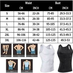 Be-In-Shape For Men’s Slimming Vest Ultra Durable Compression Shapewear Tank Top