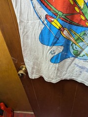 1993 VTG Marvin the Martian Looney Tunes Clean The Earth Shirt Large? Distressed
