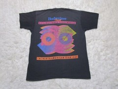 Rolling Stones Shirt Adult Medium Black Steel Wheels The North American Tour 89