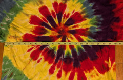 Grateful Dead Bertha Deco Frame Tye Dye Ripple Junction T Shirt L