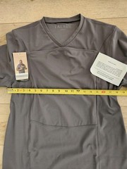 NWT New Lalabu Dad Shirt Simple Gray Size Large, Baby Wearing Newborn Hands Free