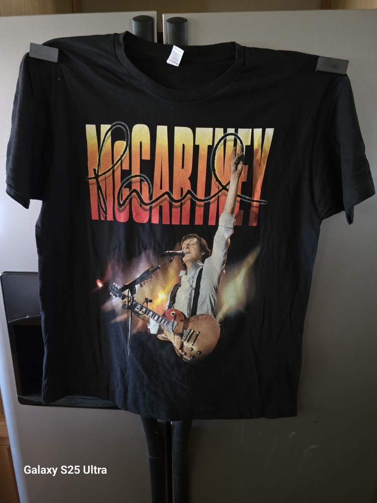 Vintage Paul McCartney On The Run Tour 2011 T Shirt Double Sided Large NWOT