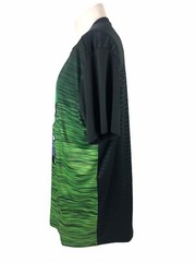 Joker DC Comics Mens 2XL Shirt Green 100% Polyester Active Heathered Batman