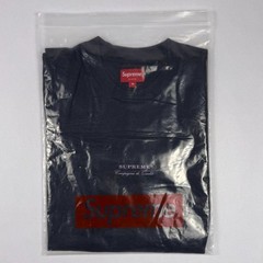 Supreme Qualite Tee Navy SS19 New In Bag Logo Crewneck T-Shirt Medium