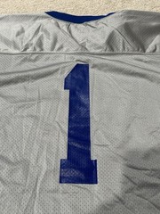 Vintage Rawlings Pepsi One Mesh Promo Football Jersey Mens XL Silver & Blue