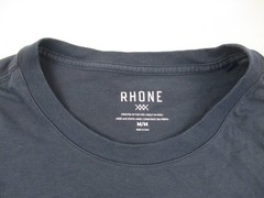 Rhone Shirt Men’s Medium Blue Short Sleeve Athletic Crew Neck Casual