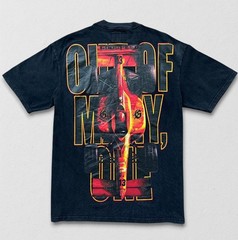 NEW Godspeed “F1” Men’s Graphic Black T-Shirt High-Quality Heavyweight Small-XL