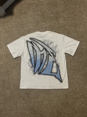 NWT Mixed Emotion Angel Dove Rhinestone Short Sleeve Graphic Print Tee Men M