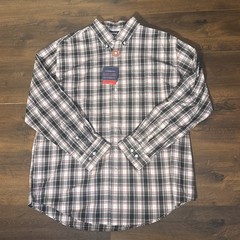 NWT Croft & Barrow Shirt Flannel Men’s XL Easy-Care Woven Plaid Red Black White