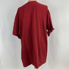 Nike Glossy Gold Swoosh Logo T Shirt Vintage 90s Red Grey Tag Size XL