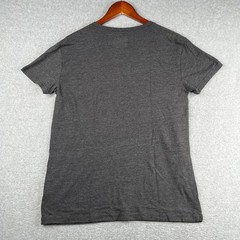 Wrangler Yellow Stone T Shirt Small Gra Heather Graphic Print Casual Mens