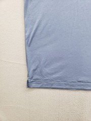 Old Navy Active Men Shirt L Light Blue Crew Neck Flat Front Pullover Casual Tee