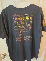 Burning Spear Seattle Fan Appreciation Tour T-Shirt Size XL 2022