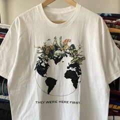 1992 They Were Here First – Washed T-Shirt White M