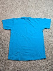 Vintage Rodeo America T Shirt Mens Large Teal Blue 90s Single Stitch Anvil USA