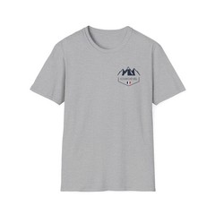Courchevel French Alps Skiing Mountain Design Souvenir T-Shirt