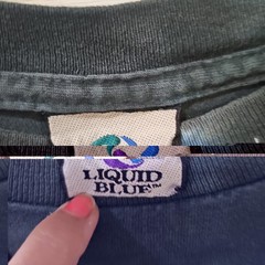 Vintage 2005 Pink Floyd Liquid Blue Dark Side Of The Moon Tie Dye T Shirt L
