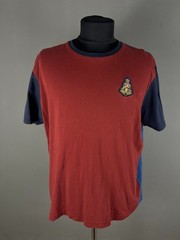 Hackett London T Shirt Men 3XL Heritage Multi Tee Colorblock Crest Red Blue