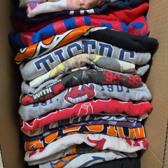 10 Sports T-Shirt Bundle MLB NFL NBA NHL Mixed Teams Sizes Tees Reseller Lot