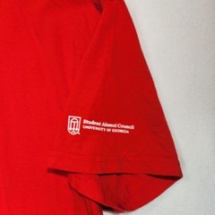 UGA University of Georgia Bulldogs Graphic T-Shirt XL Red Campus Dawgs Alumni