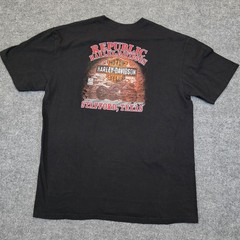 Harley Davidson T-Shirt Mens XL Black Jester Skull Graphic Stafford Texas 2014