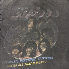 Vintage Million Woman March Shirt Mens 2XL Black 90s Rap Tee Faded Thrashed USA