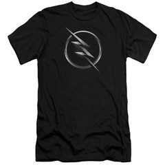 The Flash Zoom Logo Adult 30/1 T-Shirt Black