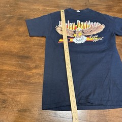 Vtg 80s Bikers Only Harley Davidson T-Shirt Free Spirit Size Medium Kutter Wi