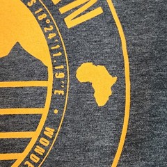Table Mountain Capetown “Wonder of Nature” T-Shirt Charcoal Heather Gray Small