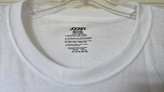 New Jockey Men’s White T-Shirt Undershirt All Cotton Stretch Crew Neck Size XL