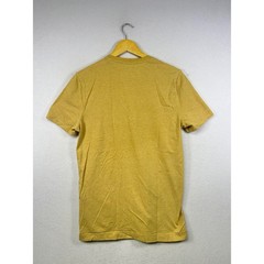 Banana Republic Men’s Graphic T-Shirt Headphones Analog Mustard Yellow Size M