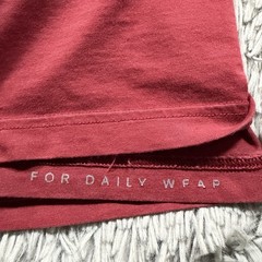 Mack Weldon Adult Shirt Large Red Daily Wear Pima Cotton Pullover Tee Mens