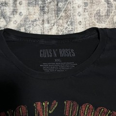 guns n roses t shirt 3xl Black Band Tee Rock with Cross Skull Graphic