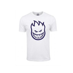 Spitfire Style Devil Face Tee – Navy & White Urban Streetwear Shirt FREEDHIPS
