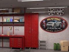 2010 2011 Ford Mustang Coupe Garage Sign Wall Art Graphic Sticker