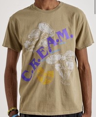 2025 Olive Green Purple WU-TANG CLAN C.R.E.A.M. TEE