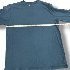 Carhartt K231 Teal Blue Long Sleeve T-Shirt Sleeve Original Fit Men’s Size M