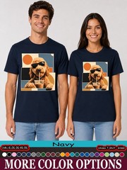 Goldendoodle Iced Coffee Shirt, Dog Sunglasses Pup Graphic Tee-tien