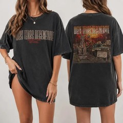 T-Shirt Treaty Oak Revival Washed, Retro Country Rock Cowboy Graphic Tee