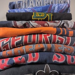 10 Sports T-Shirt Bundle MLB NFL NBA NHL Mixed Teams Sizes Tees Reseller Lot