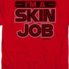 BSG Im A Skin Job Licensed Adult Unisex T-Shirt Regular Fit Tee SM-3X
