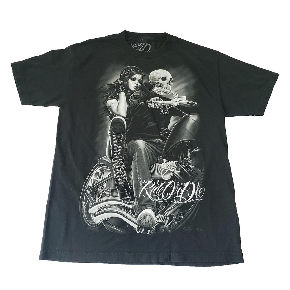 ROD T-shirt, Black Short Sleeves Cottton Screen Printed Cool Design