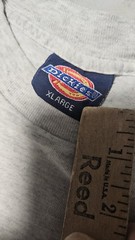Vintage Dickies Shirt Mens XL Gray Faded Gradient Pocket Single Stitch