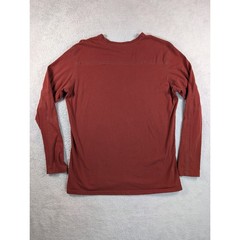 Kuhl Wildfibre Mens Long Sleeve Organic Cotton Shirt Russet Red Large L
