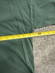 VINTAGE 90s Y2K Blank AAA T-Shirt Green Crewneck Classic Cotton Mens X-Large XL