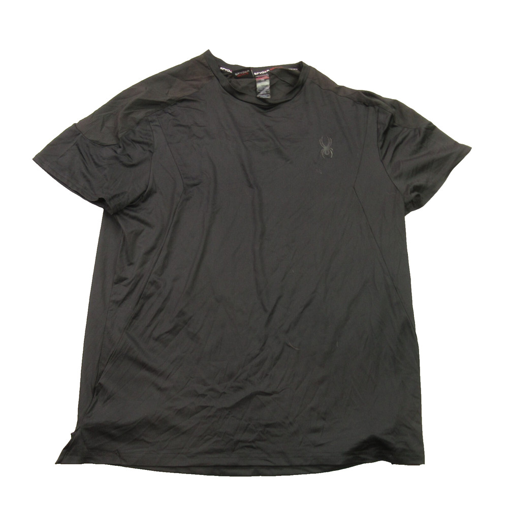 Spyder Shirt Mens Large Short Sleeve Crew Neck Outdoors Lightweight