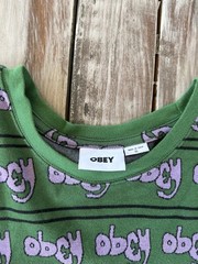 Obey “All Over Graffiti Design” Knitted Men’s Size XL Green/Purple/Black