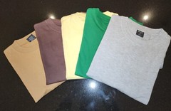 Men’s Plain Blank Heavyweight Short Sleeve Tee T-Shirt Lot Slugger Brand USA