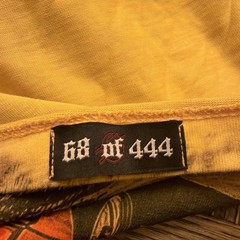 Godspeed Rarity Collection Yellow Graphic Tee L Crew Neck “E Pluribus Unum”